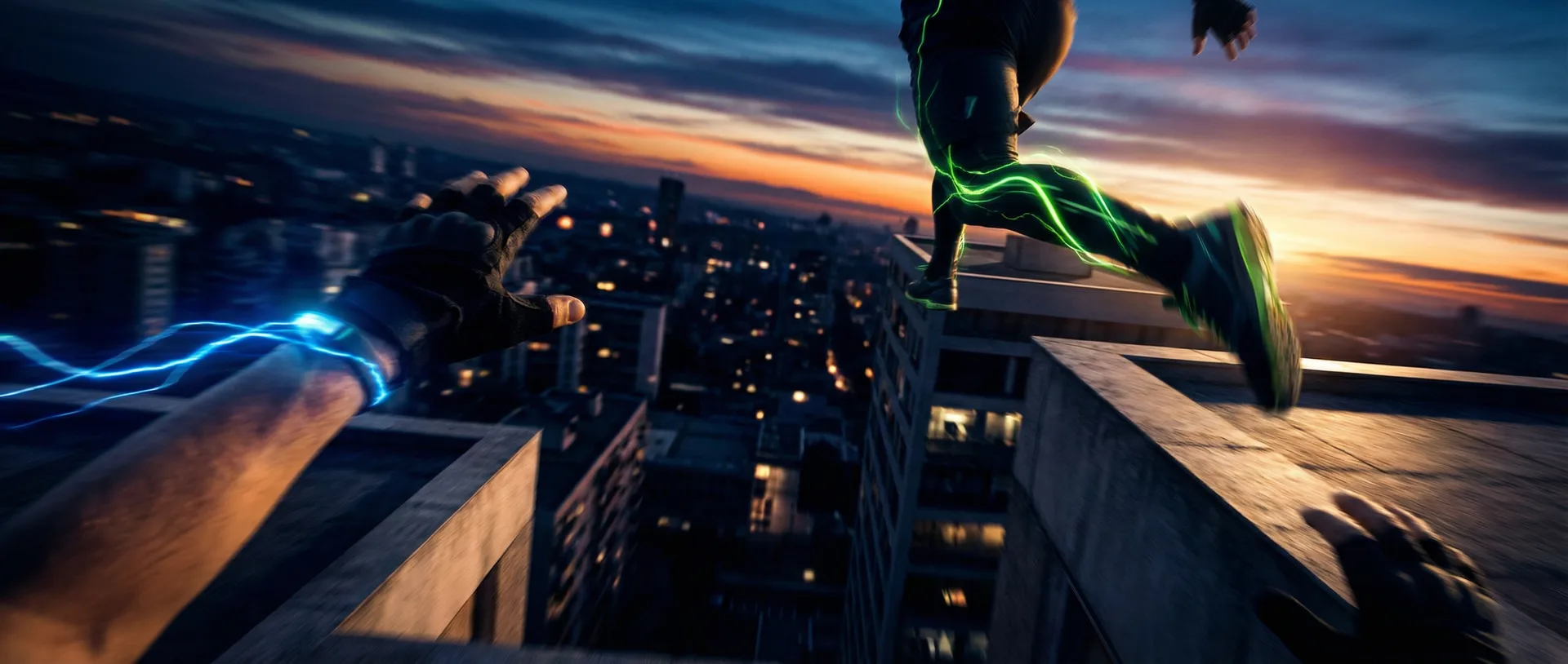 狠狠撸 - 极限运动第一视角跑酷镜头